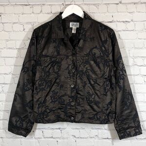 Chicos design jacket in brown color